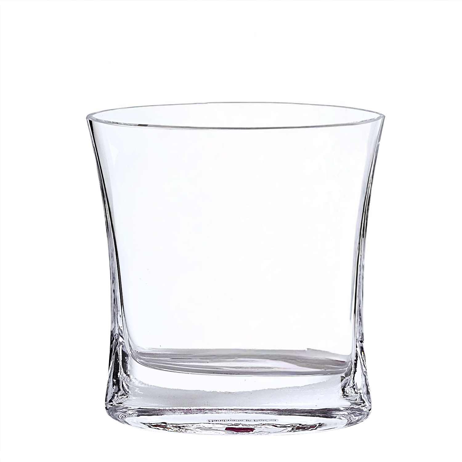 7" Clear Oval Crystal Glass Table Vase-1