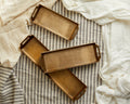 May Stylish Gold Serving Trays with Handles-0