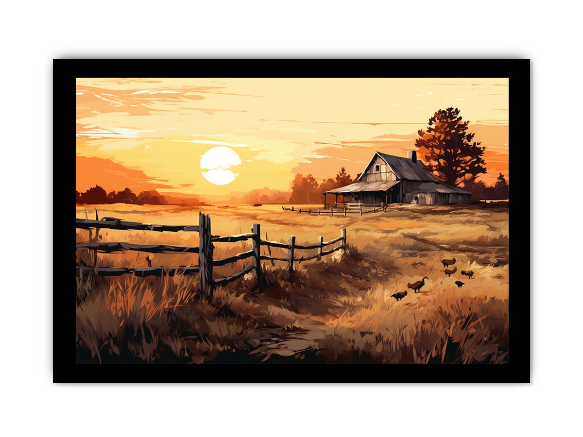 Country Landscape Art Painting-7