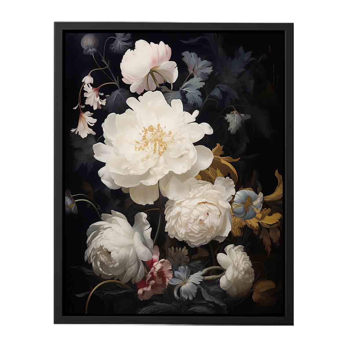 Flowers painting Canvas Art Print-4