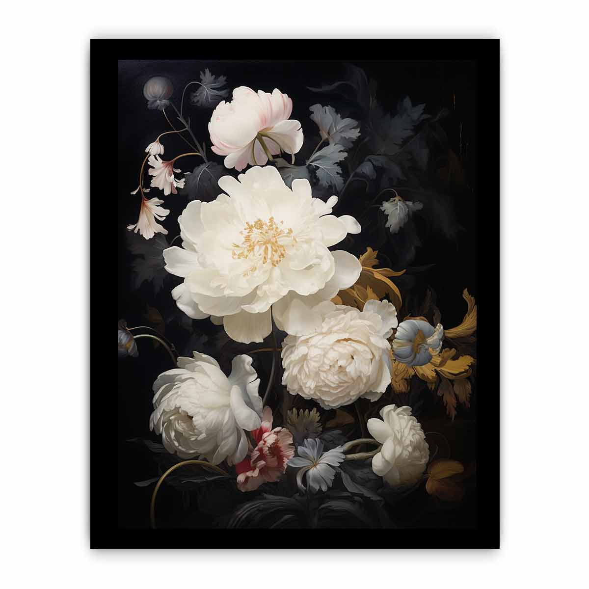Flowers painting Canvas Art Print-7