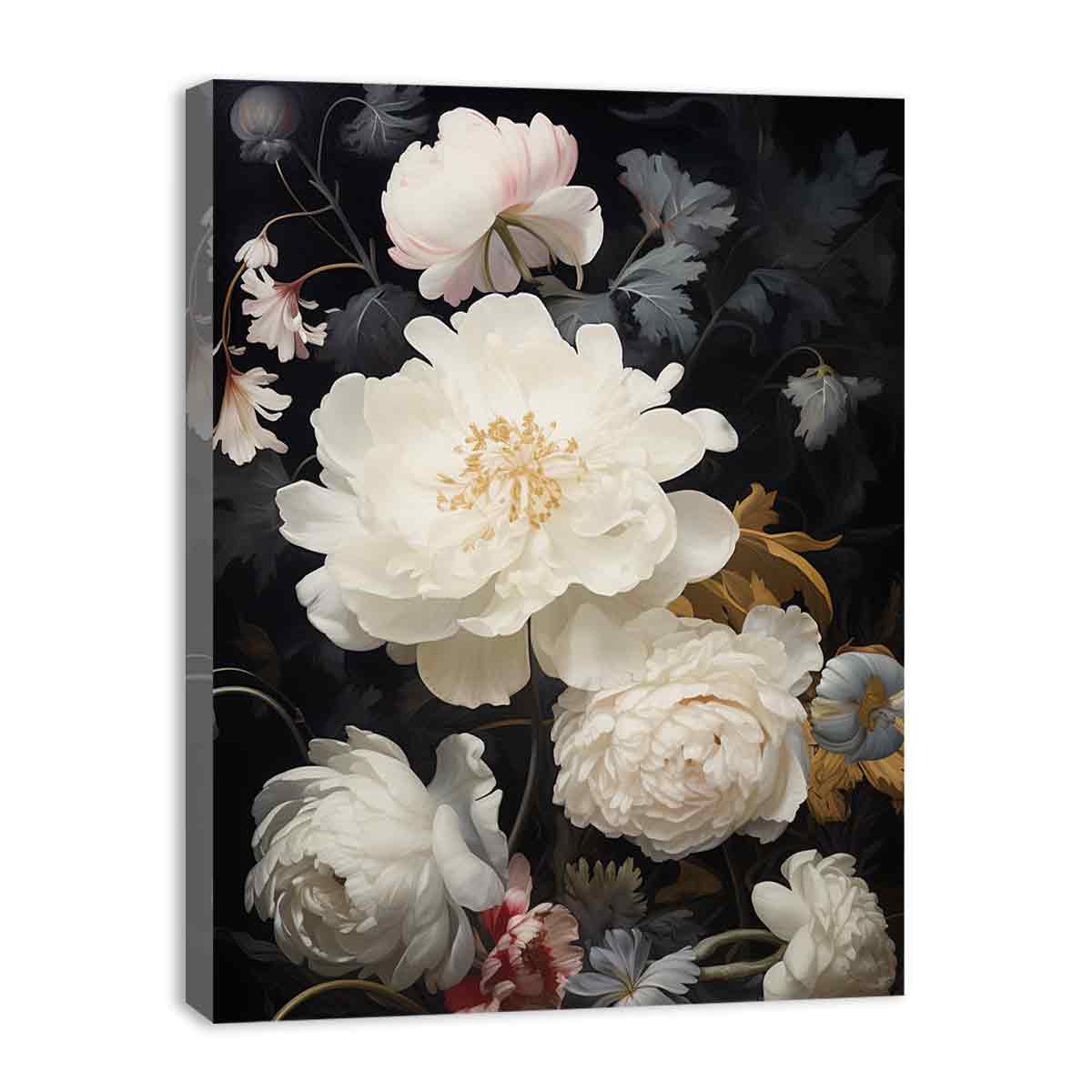 Flowers painting Canvas Art Print-3