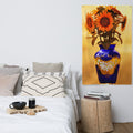 Sunflower Painting Flag Tapestry-4