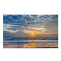 Beach Painting Flag Tapestry-0