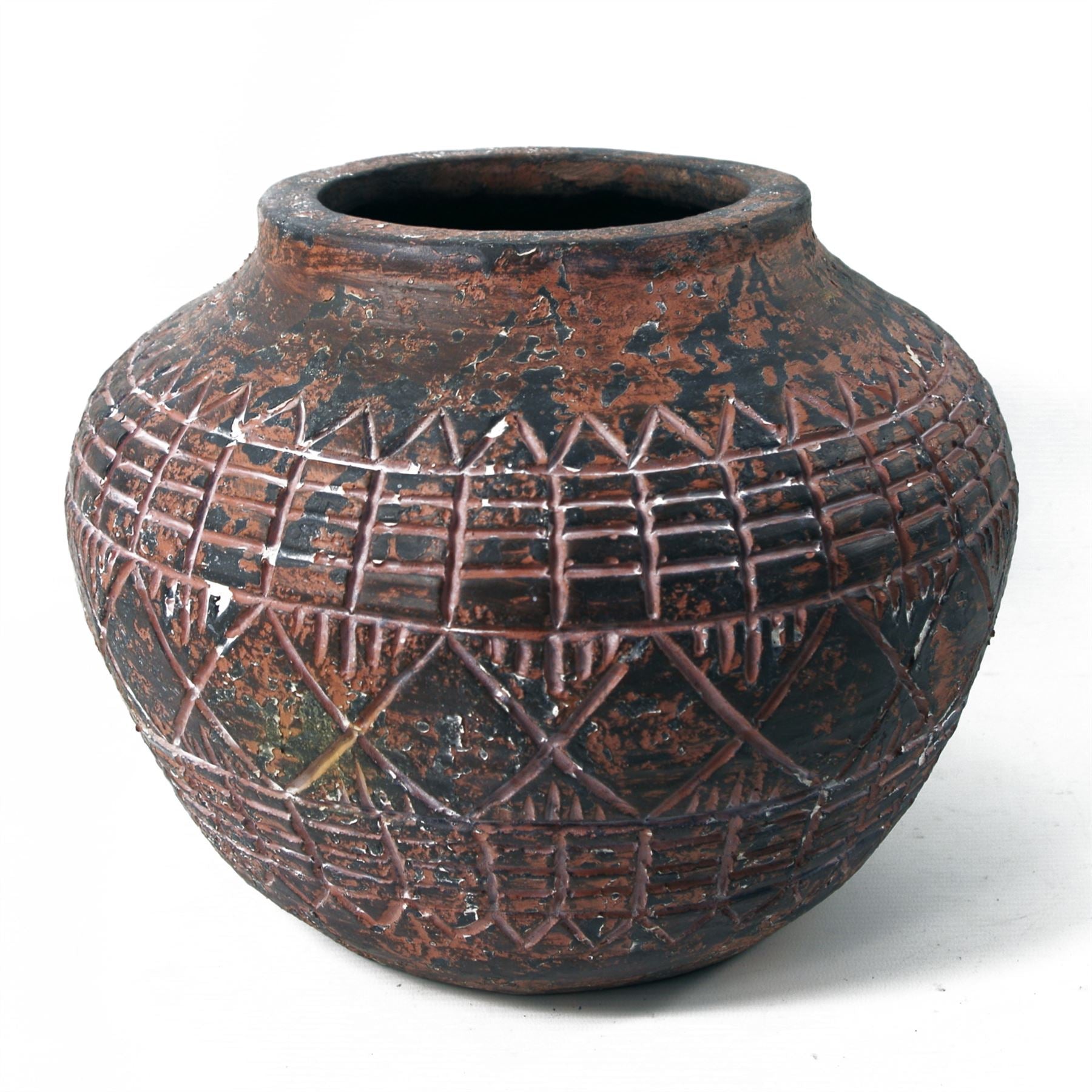 Planters Plant Pots Aztec Vase Planter 23cm x 30cm-0