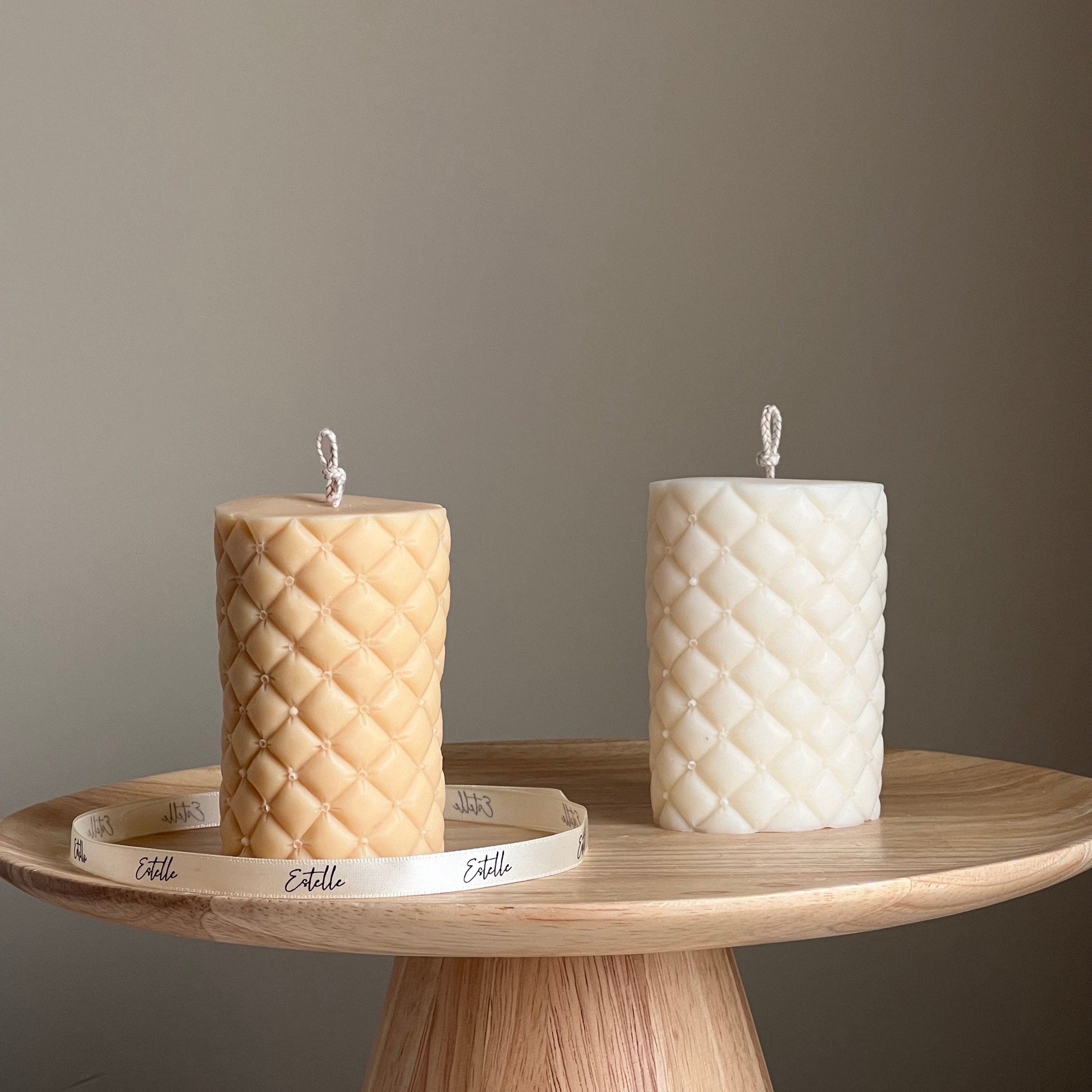 Wrinkle Sofa Pillar Candle-0