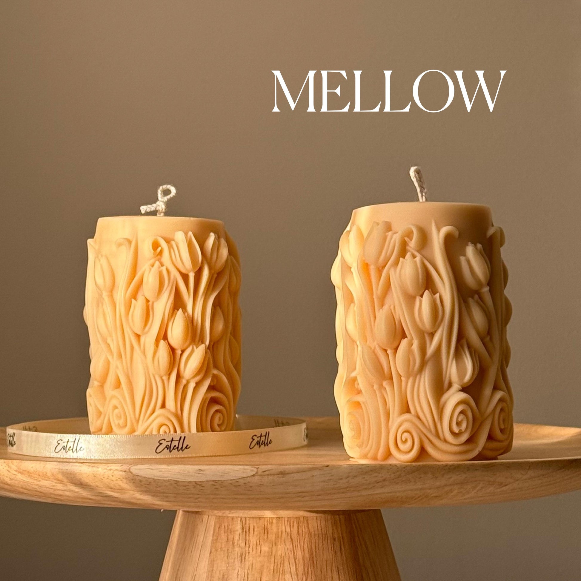 Tulip Pillar Candle-3