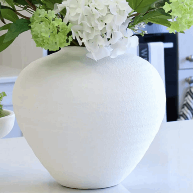 Regola  Matt White Ceramic Vase Large-0