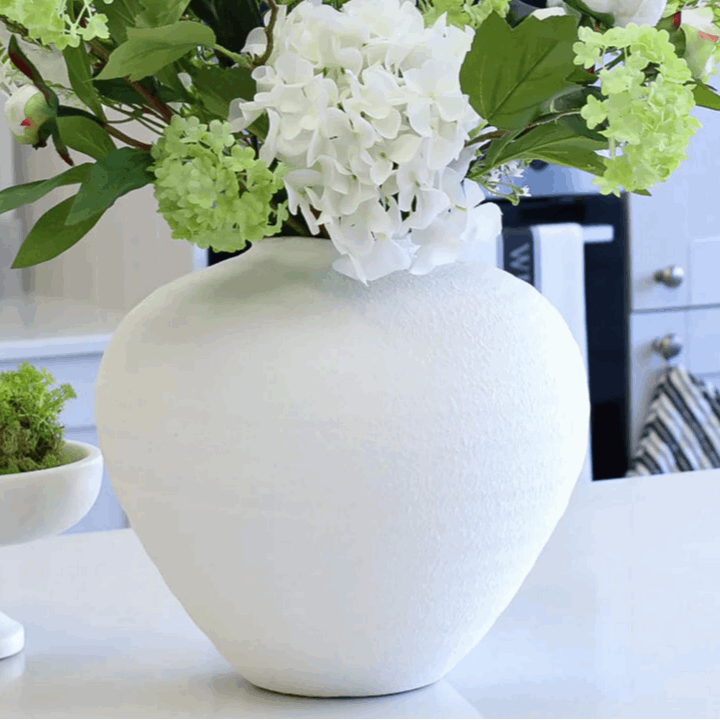 Regola  Matt White Ceramic Vase Large-1