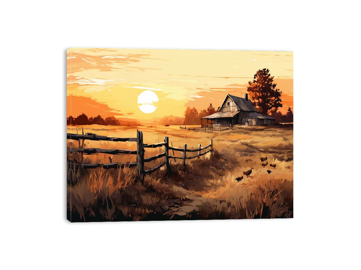 Country Landscape Art Painting-3