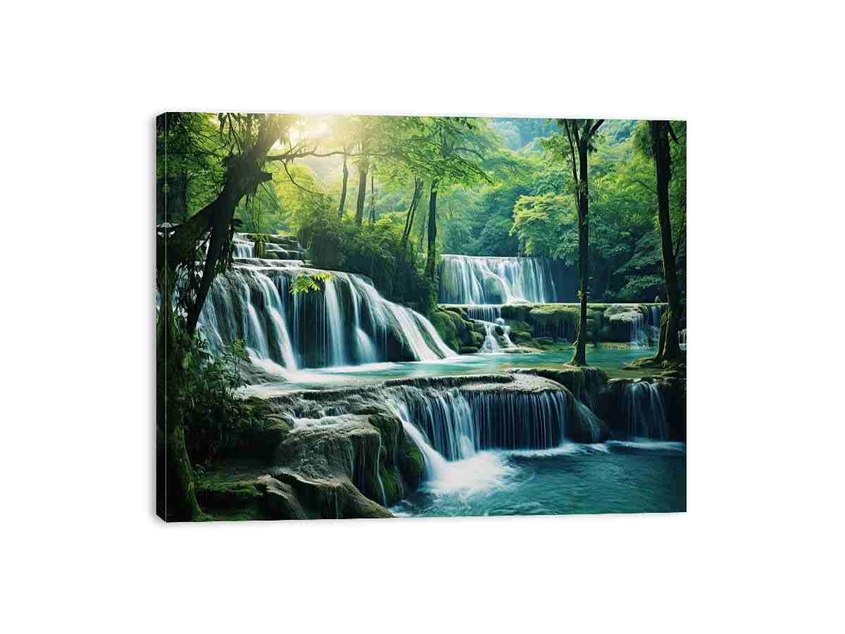 Waterfall  Luxury  Painting & Print-3
