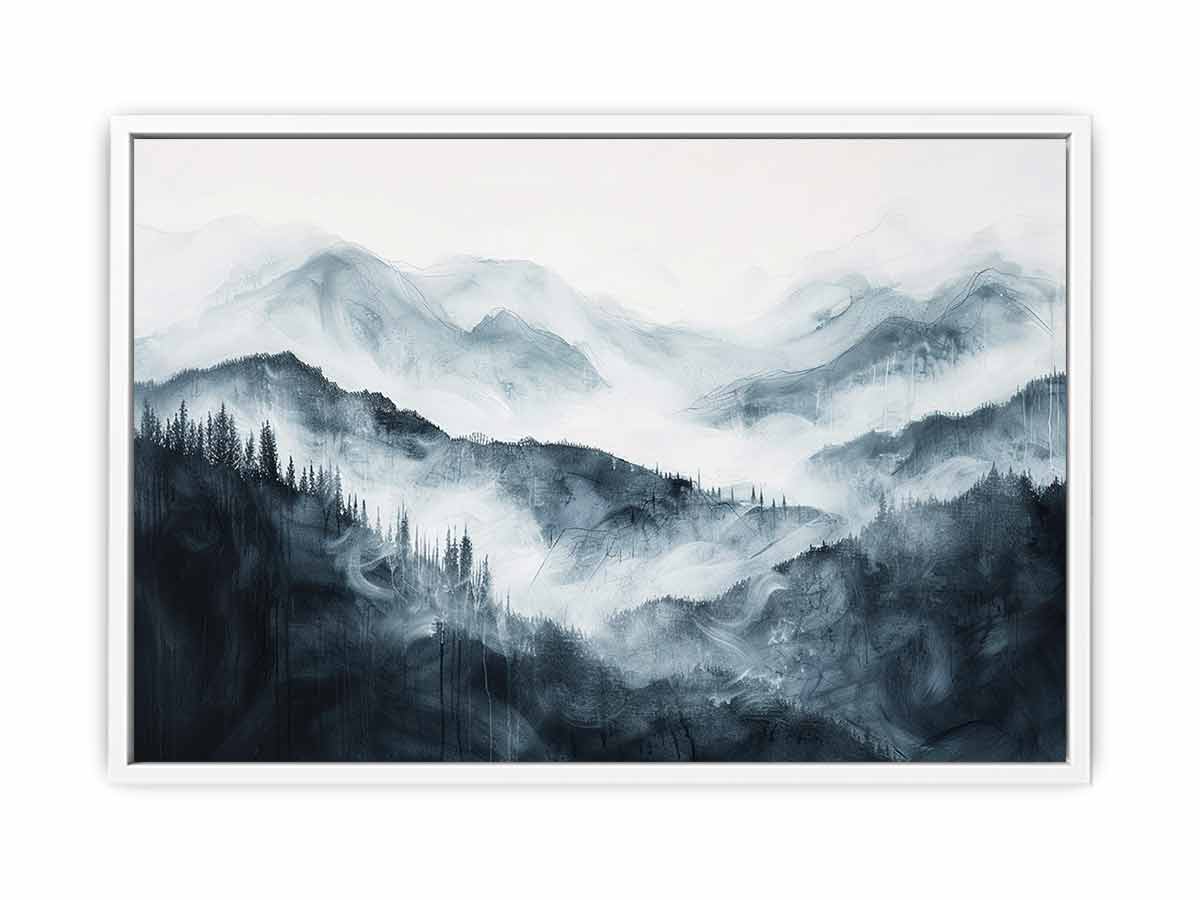 Mountain Canvas Painting Print-5