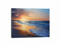 Beach Painting on   Canvas Art Print-3