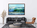 Waves Canvas Painting-2
