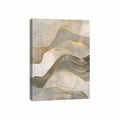 Gold Waves Canvas Painting-3