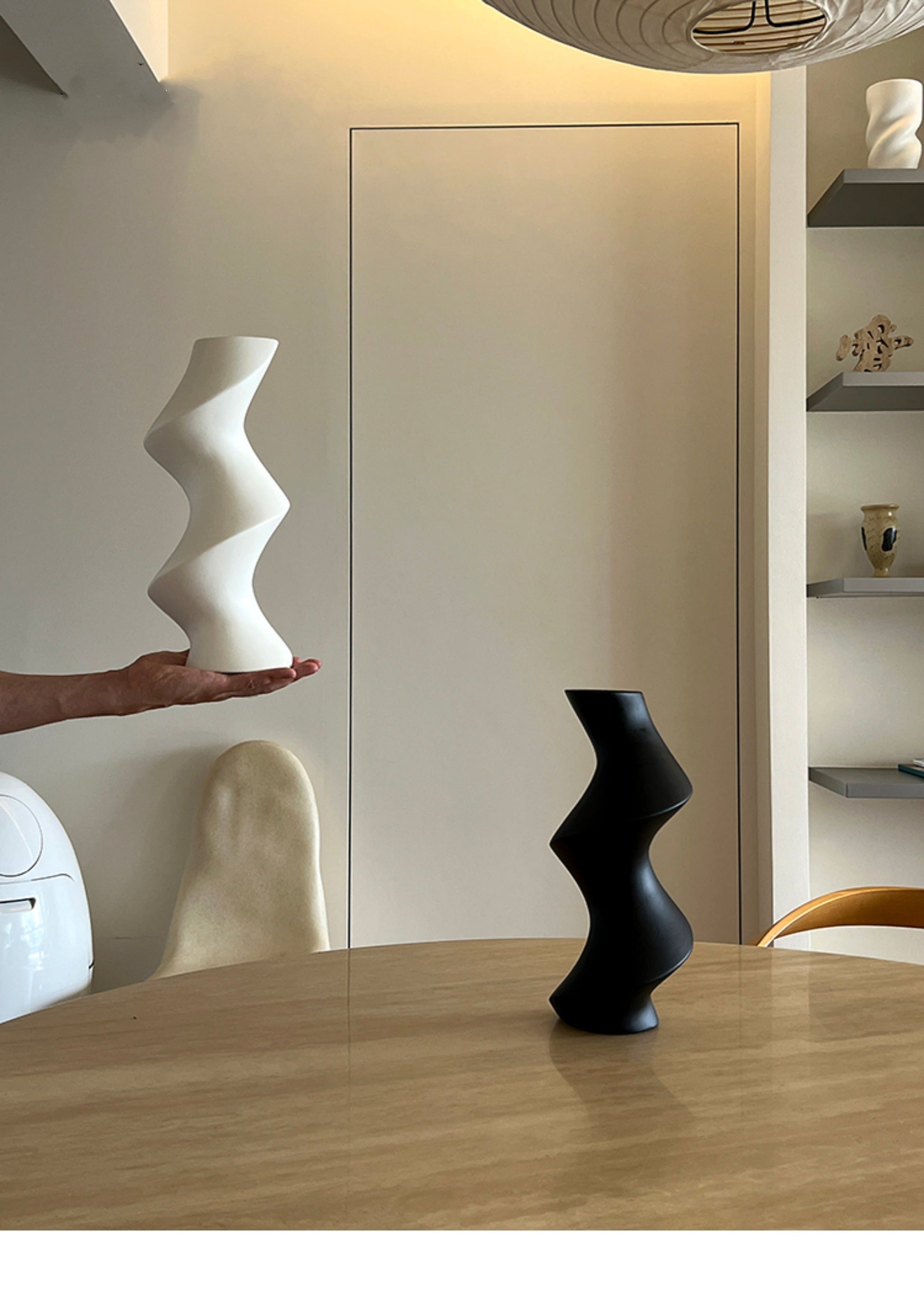 Twist Ceramic Vase-4