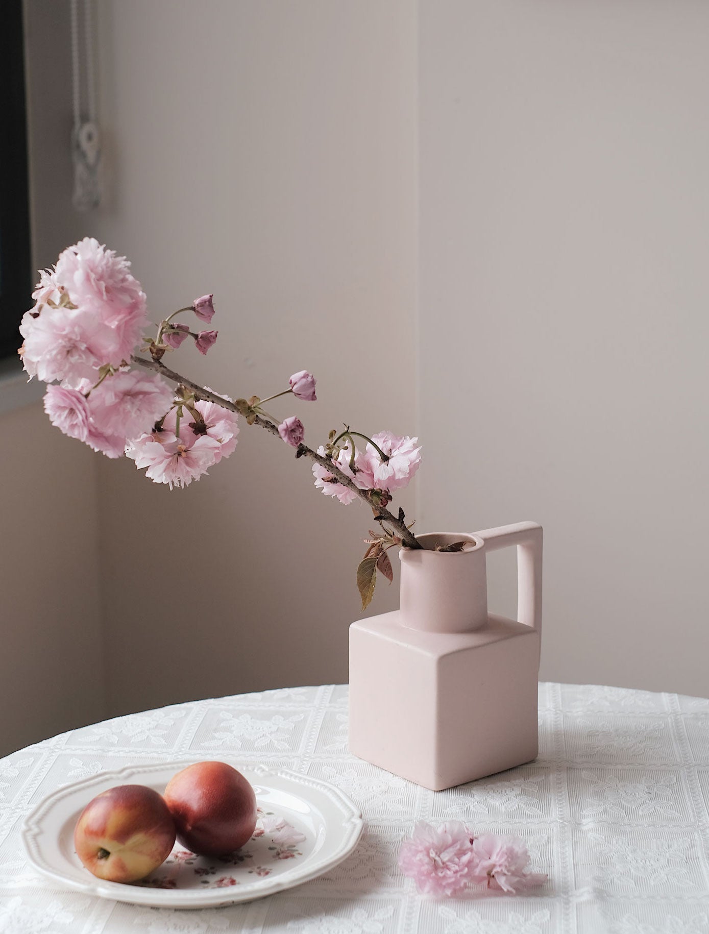 Geometric Morandi Ceramic Vase-3
