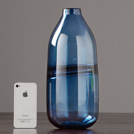 Thick Shadowy Unique Glass Vase-7