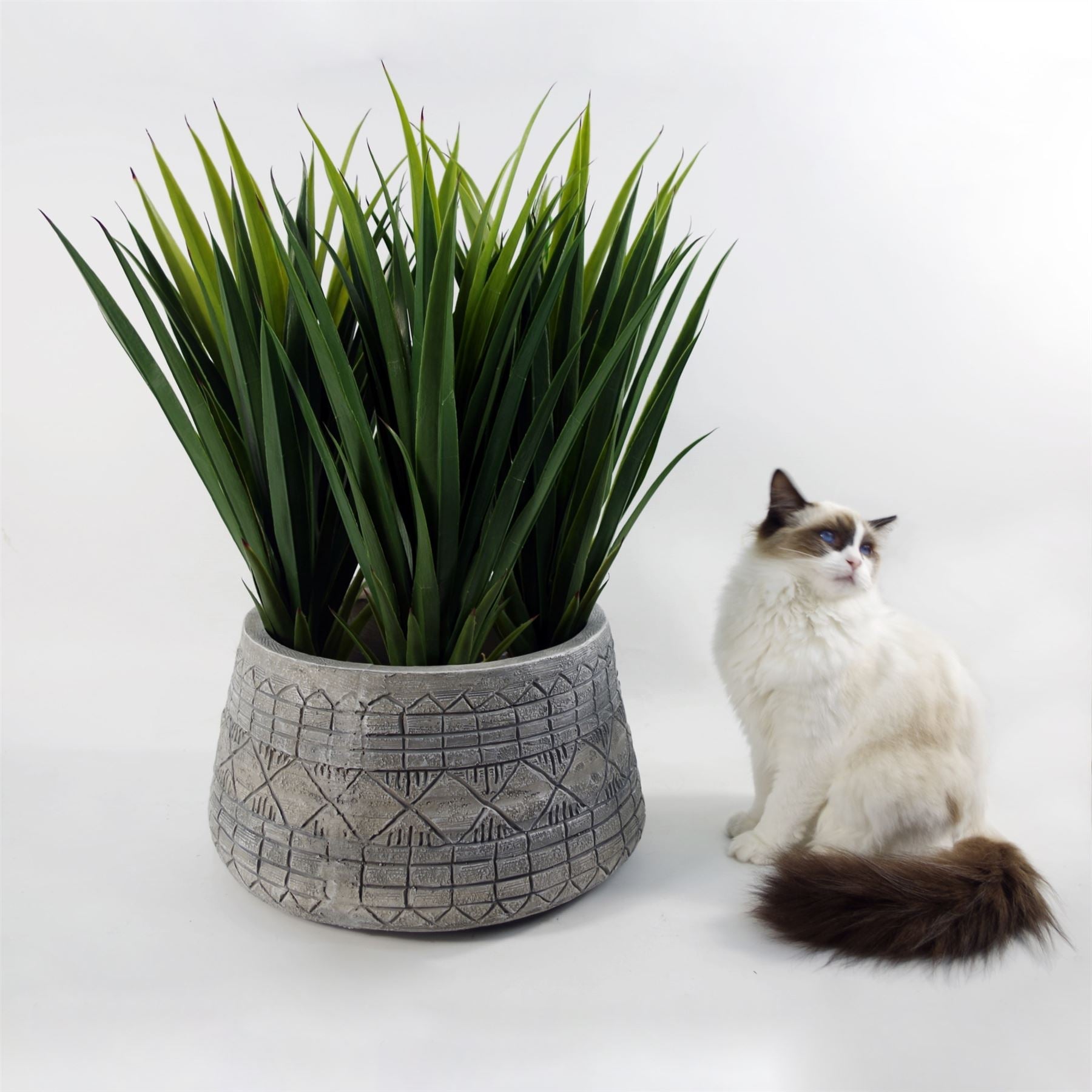 Planters Plant Pots Embossed Planter 22cm x 37cm-1