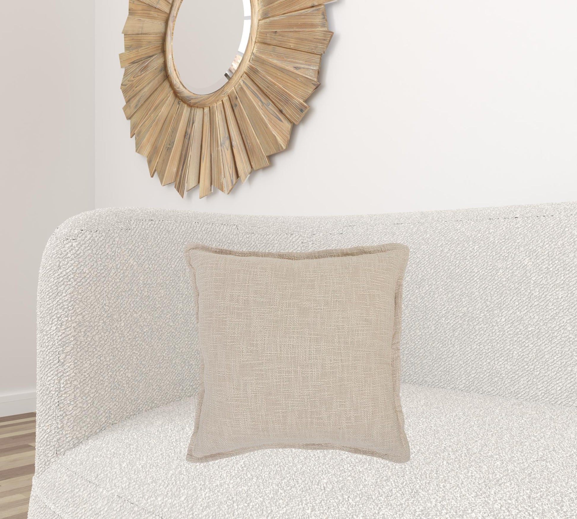 20" X 20" Birch 100% Cotton Zippered Pillow-5