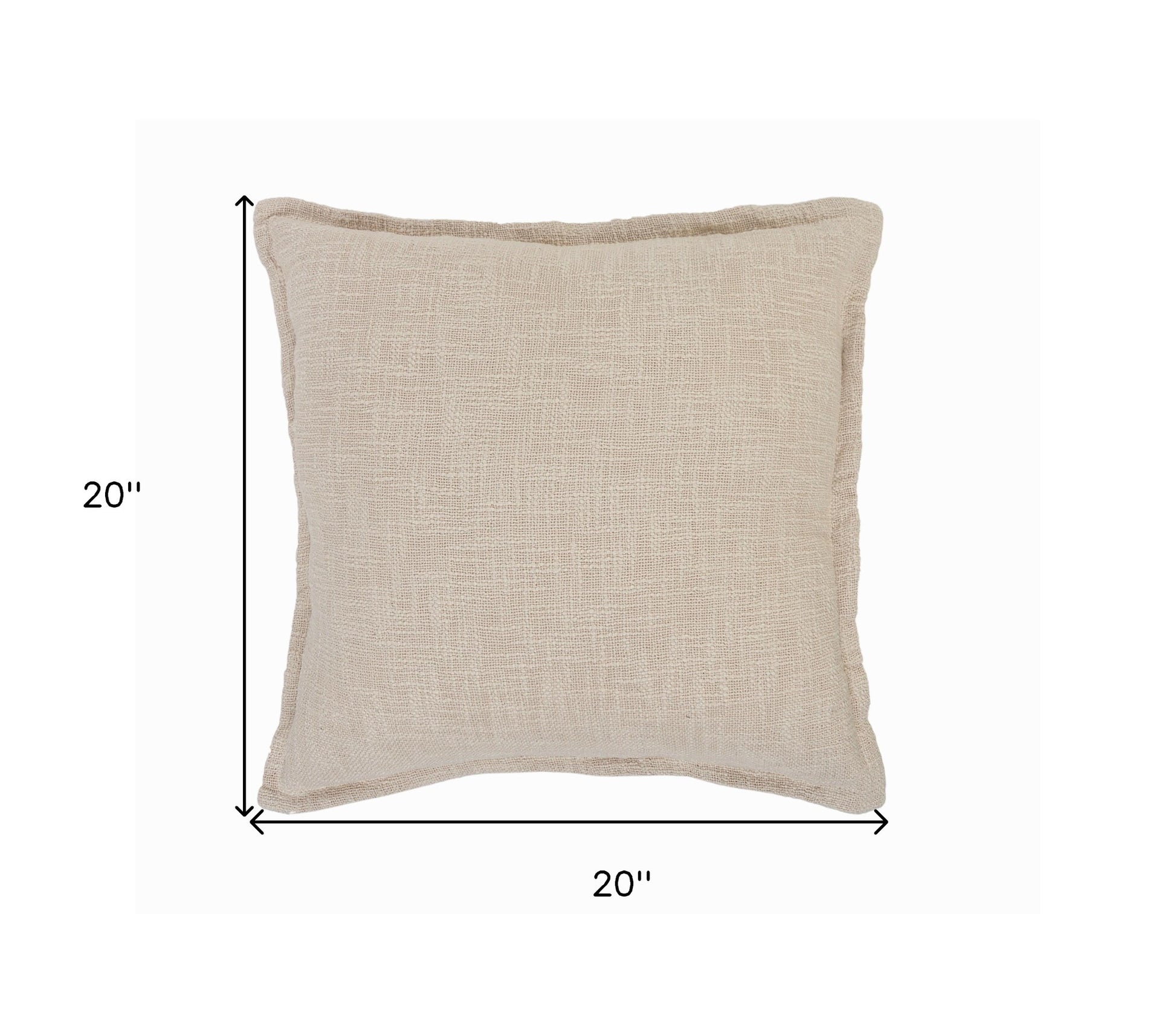 20" X 20" Birch 100% Cotton Zippered Pillow-8