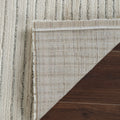 8' X 11' Cream and Beige Abstract Non Skid Area Rug-7