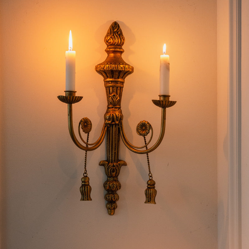 Vintage Wall Candle Holder-0