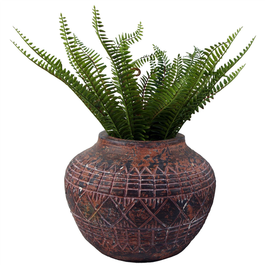 Planters Plant Pots Aztec Vase Planter 23cm x 30cm-0