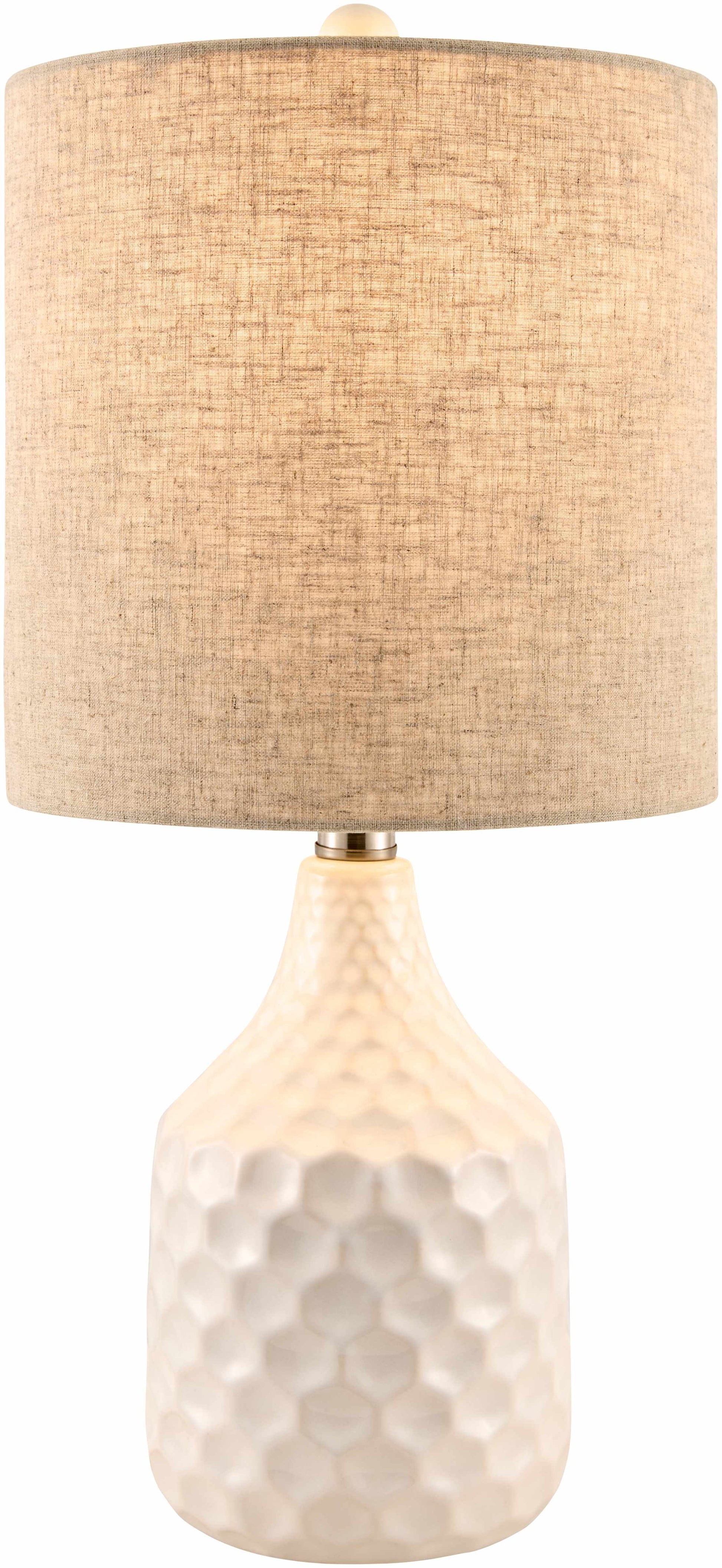 Gulmarrad Textured Ivory Ceramic Table Lamp-5