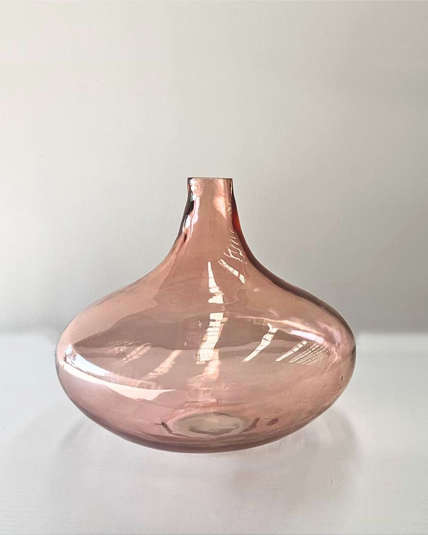 Pendulum Handblown Hammered Glass Vases-0