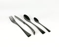 Munich Black Stainless Steel Cutlery Sets x16/24 pieces-2