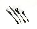 Munich Black Stainless Steel Cutlery Sets x16/24 pieces-3