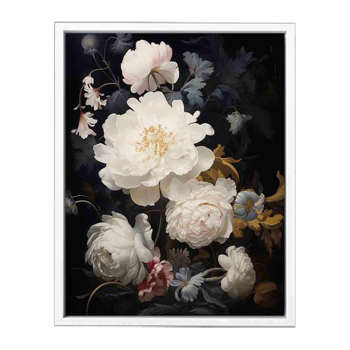 Flowers painting Canvas Art Print-5