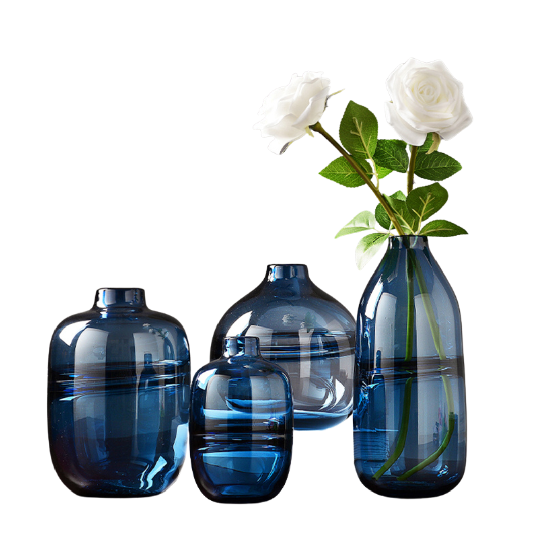 Thick Shadowy Unique Glass Vase-10
