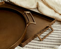 Lousine Rustic Bronze Rectangular Serving Tray-2