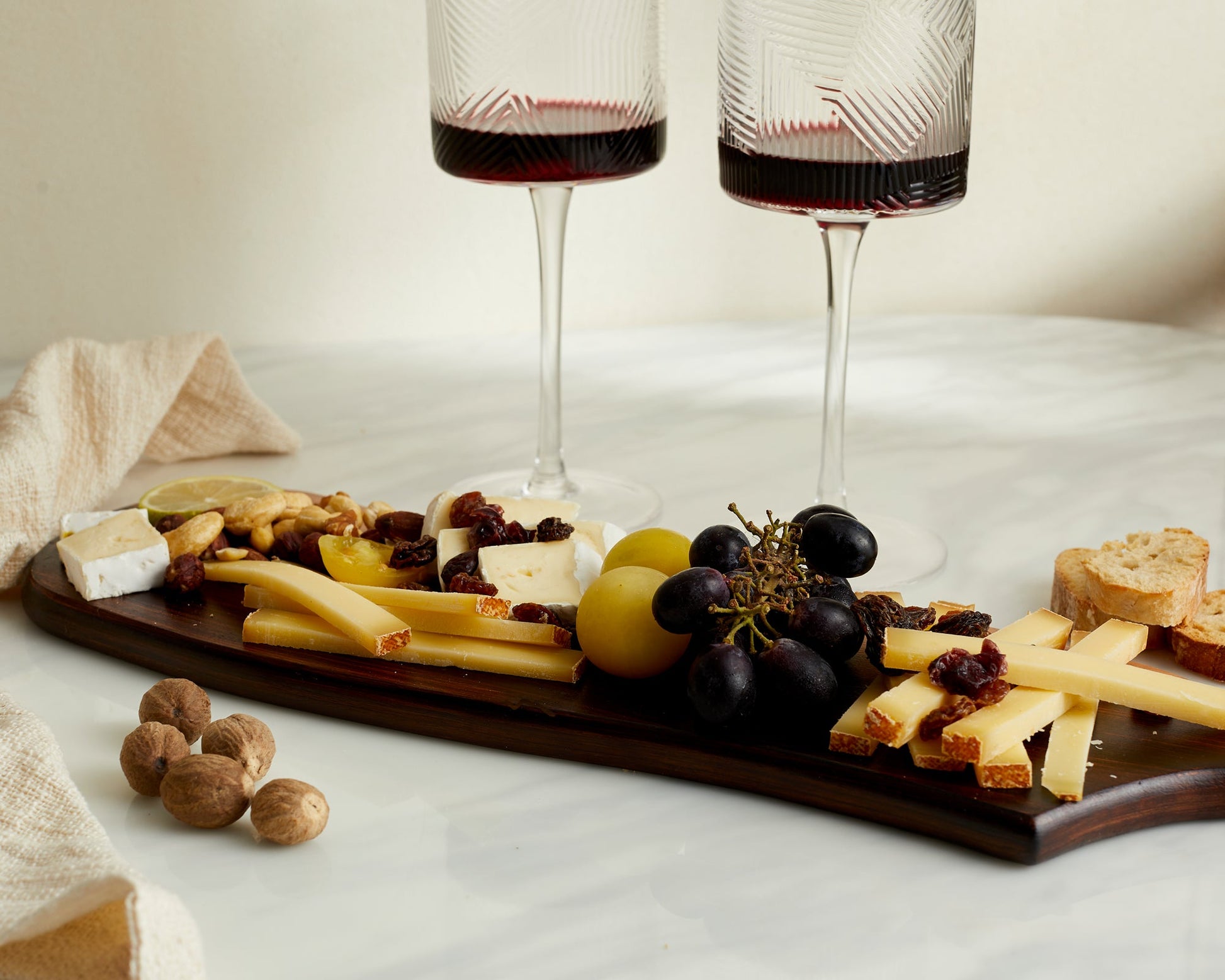 Nea Wood Serving Board with Handle-2