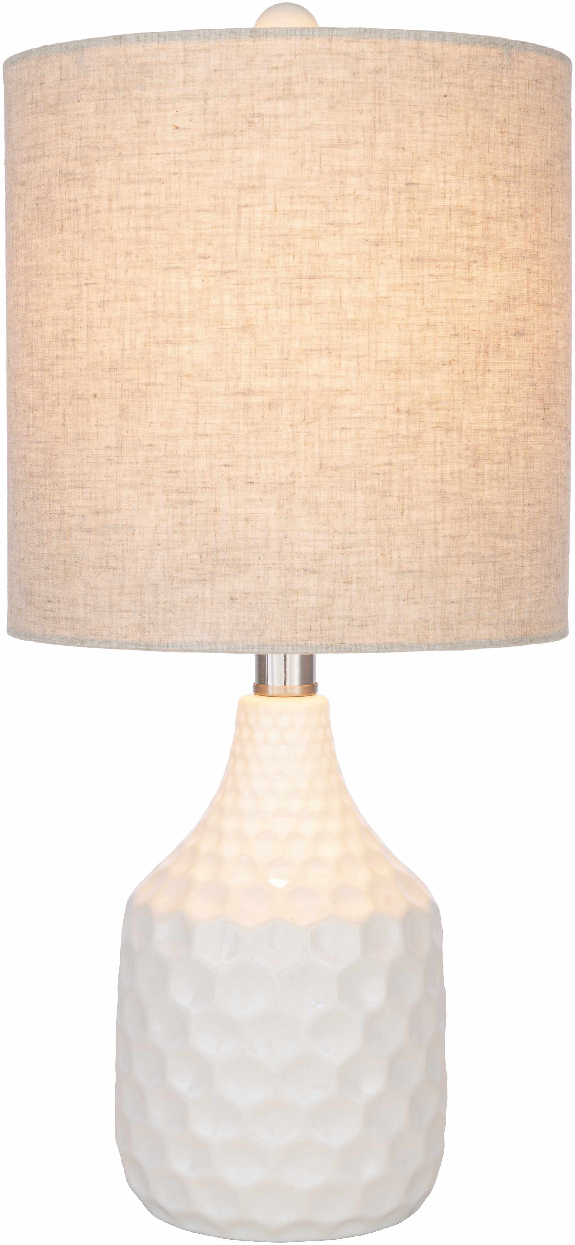 Gulmarrad Textured Ivory Ceramic Table Lamp-2