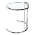 Tempered Glass Stainless Steel Side Table-1