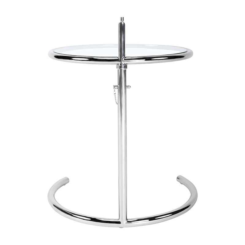 Tempered Glass Stainless Steel Side Table-3