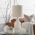 Gulmarrad Textured Ivory Ceramic Table Lamp-1
