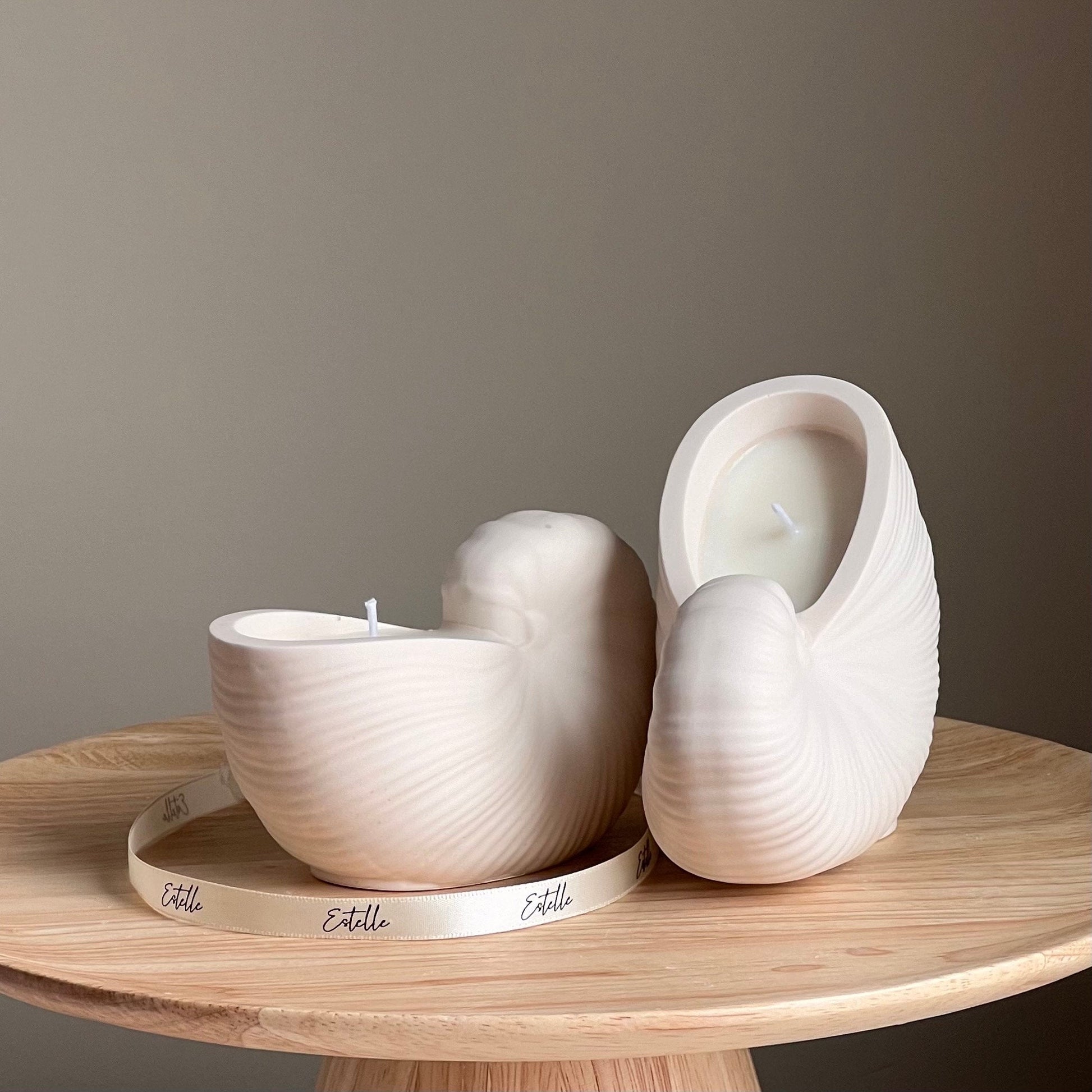 Sea Shell Container Soy Wax Candle-2
