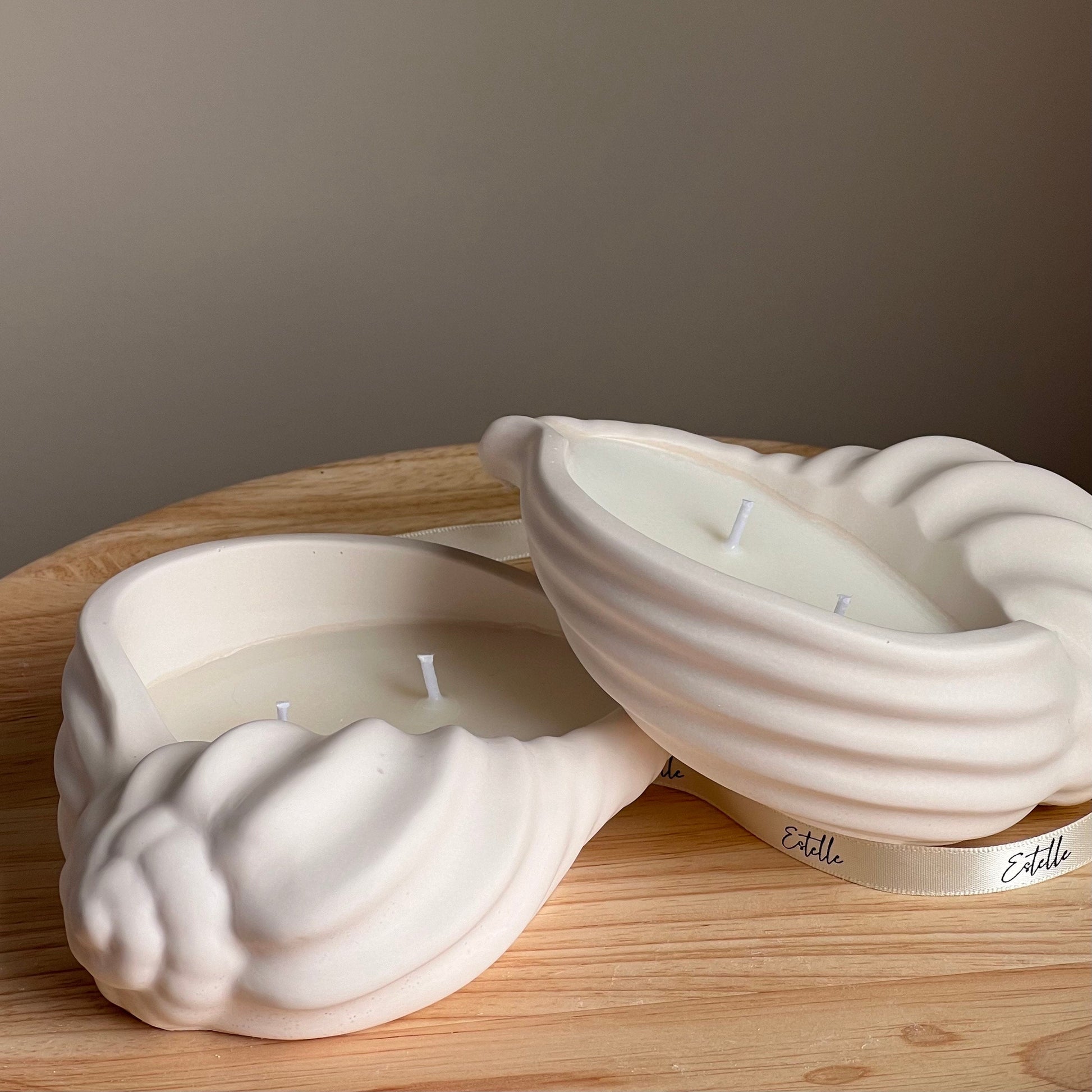 Conch Shell Container Soy Wax Candle-2