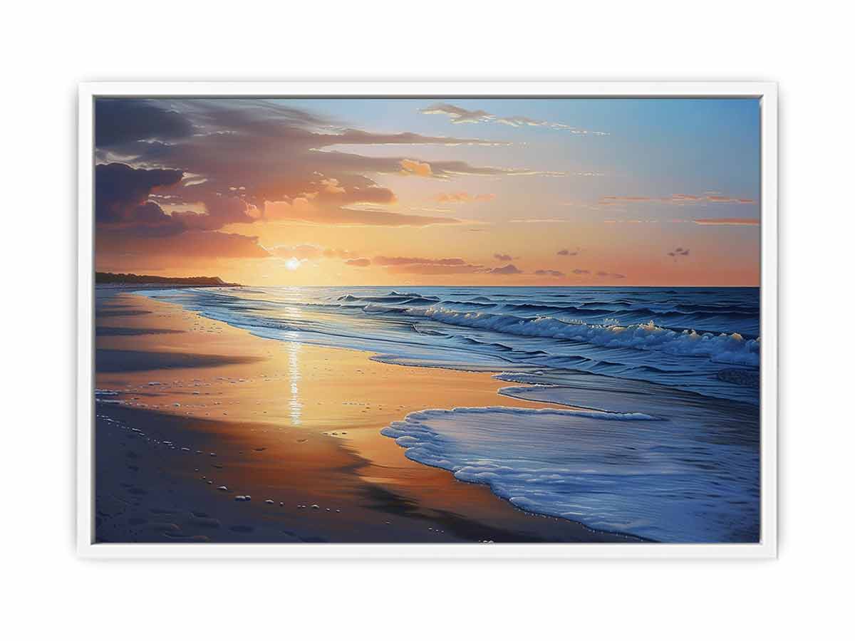 Beach Painting on   Canvas Art Print-5
