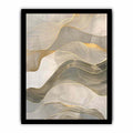 Gold Waves Canvas Painting-7