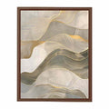 Gold Waves Canvas Painting-6